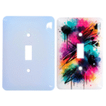 light switch customizable sublimation printed