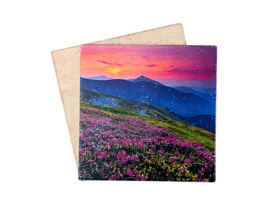 sublimation custom printing porcelain tile 12X12 inch tuscany vintage rustic classic