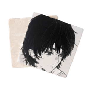 4x4 marble tile custom printing sublimated gifts costers.