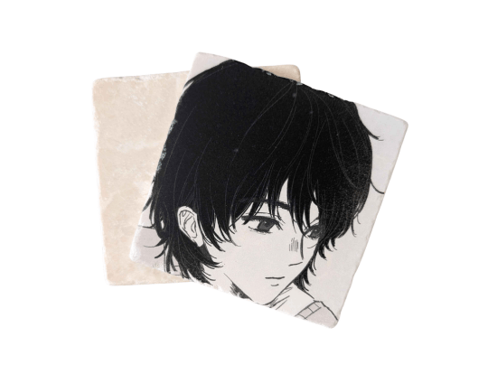 4x4 marble tile custom printing sublimated gifts costers.